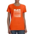 thumbnail image 1 of Black Whyte Techno Style T-Shirt Women -Image by Shutterstock, Female 3X-Large, 1 of 4