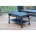 thumbnail image 1 of Black Wicker Patio Furniture Coffee Table, 1 of 1