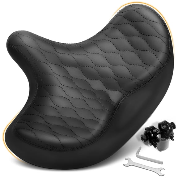 Black Wide Bicycle Saddle Oversized Extra Soft Wing Padded Bike Cushion for Ebike Mtb City Beach Cruiser Stationary Exercise