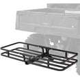 Black Widow 48" Steel HitchMounted ATV Cargo Carrier 150 lb