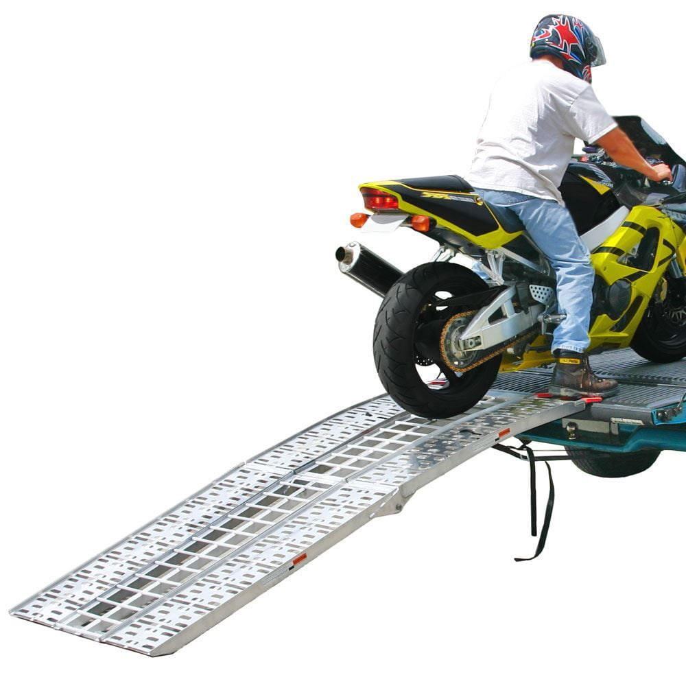 Heavy-Duty Aluminum Foldable Motorcycle Loading Ramp