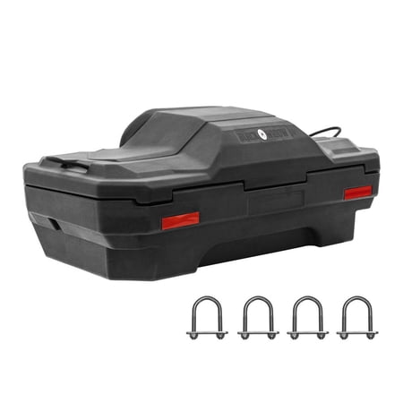 Black Widow ATV-CB-8020 15in H Rear Rack Locking ATV Cargo Box
