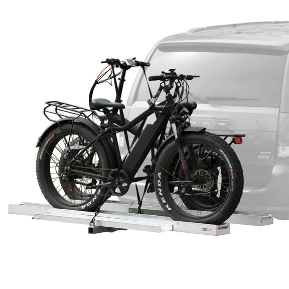 Black Widow Aluminum Double Sport Bike Carrier for eBikes or Fat Tire Bikes  600 lb. Capacity