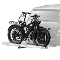 Black Widow Aluminum Double eBike or Fat Tire Bike Carrier – 600 lb. Capacity