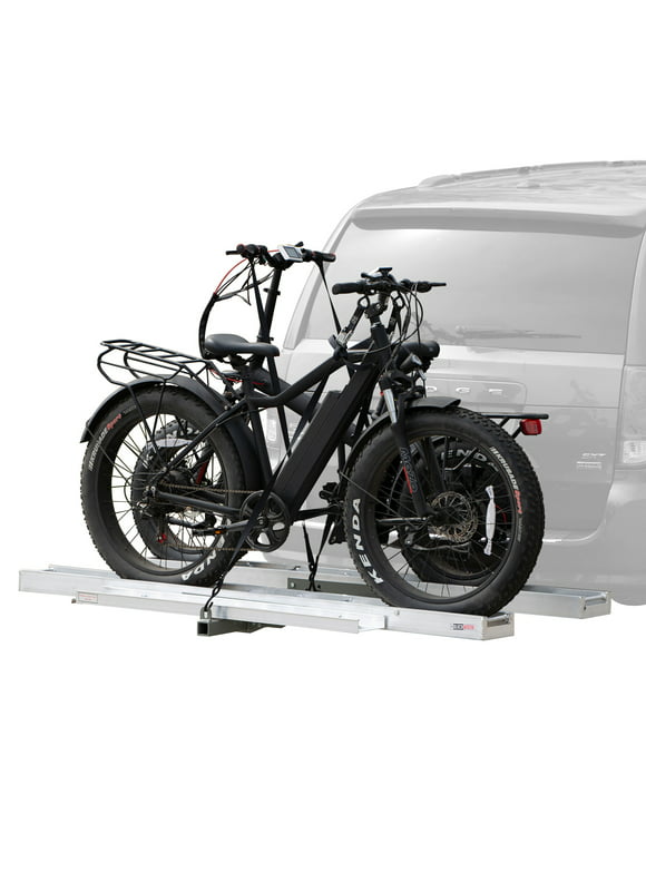 Black Widow Aluminum Double eBike or Fat Tire Bike Carrier – 600 lb. Capacity