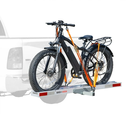 Black Widow Aluminum Sport Bike Carrier for eBikes or Fat Tire Bikes - 400 lb. Capacity