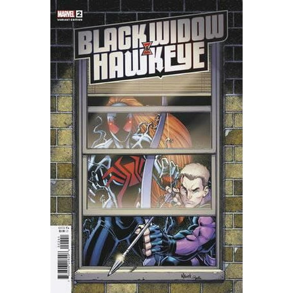 Black Widow And Hawkeye #2 Tbd Artist Windowshades Var (Tbd Artist Windowshades Var) Marvel Prh Comic Book 2024