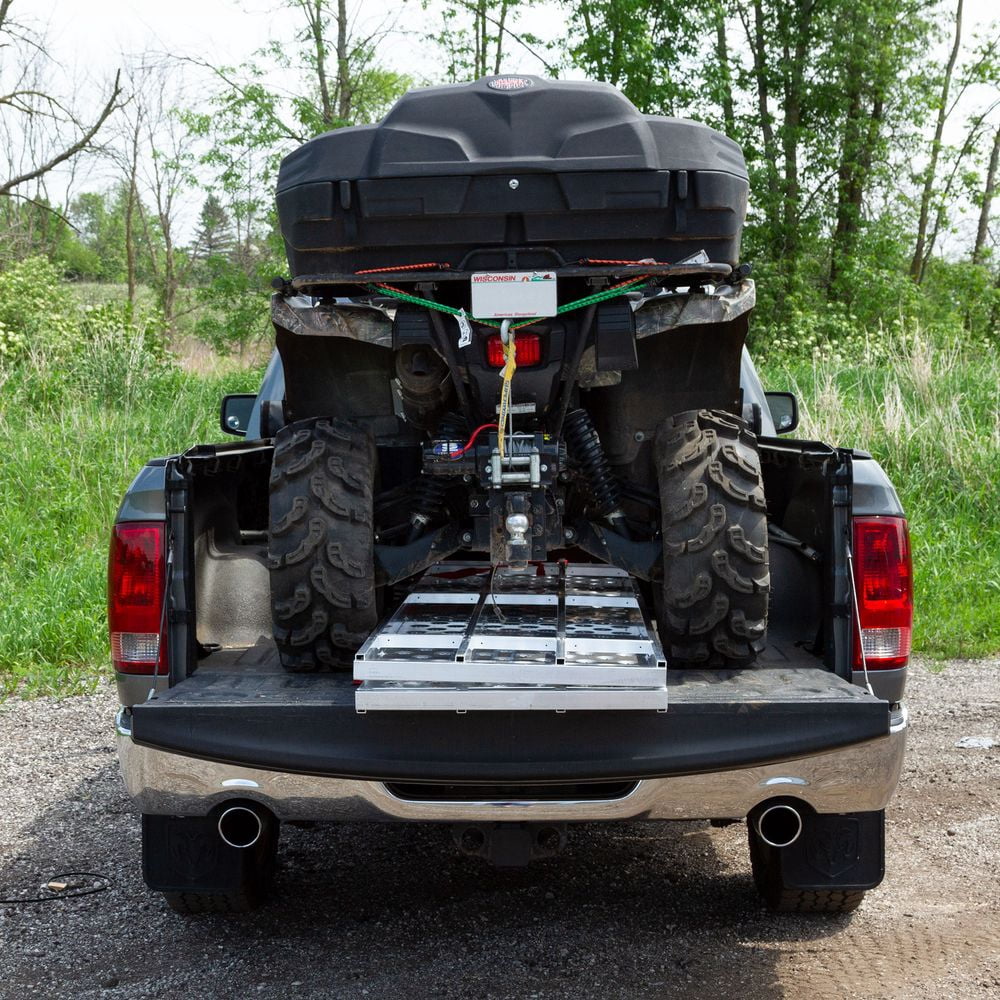 Black Widow BFP-7044 Aluminum 5' 11.25in Bi-Fold ATV Ramp - Walmart.com