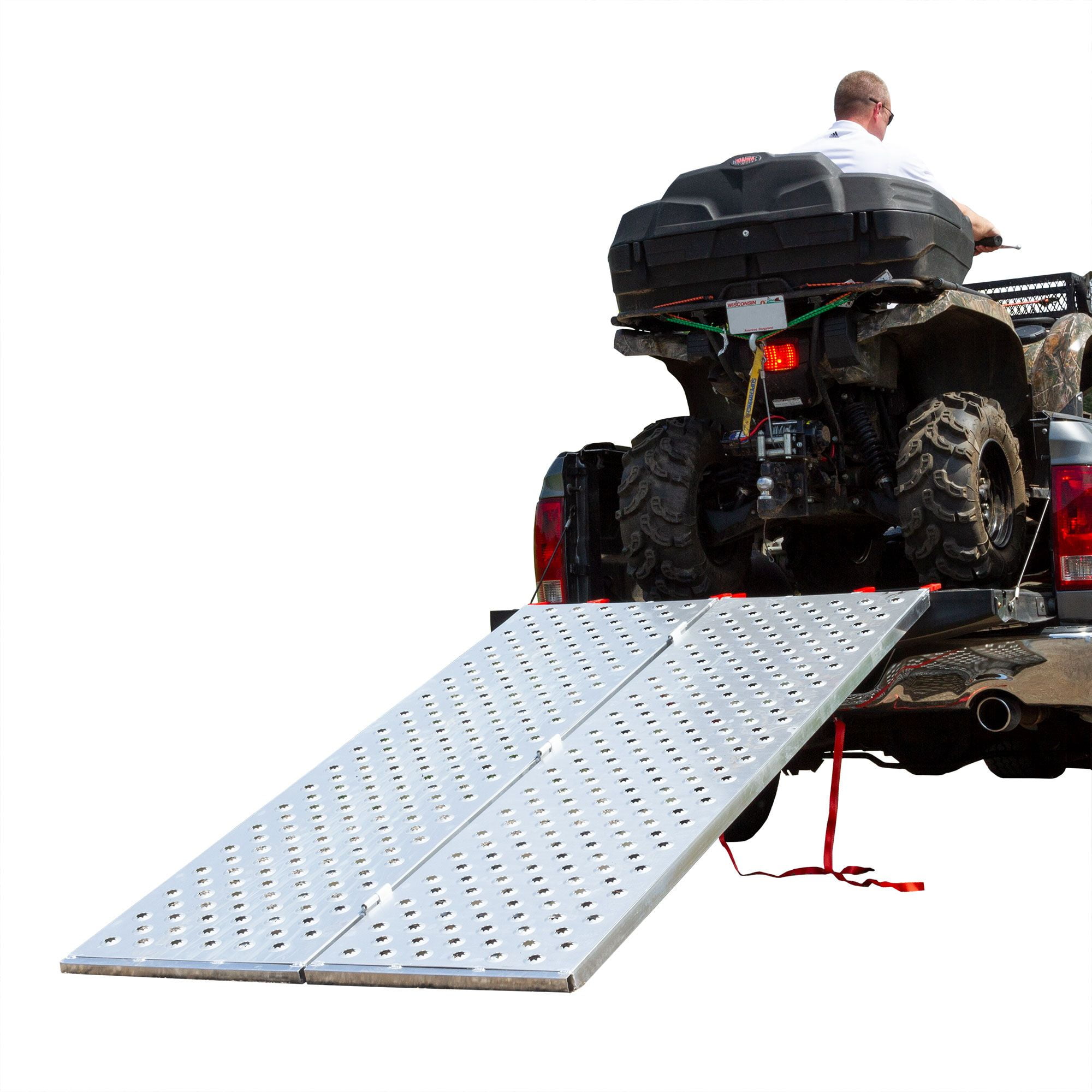 Utv Display Ramp Black Widow BFP-7044 Aluminum 5' 11.25in Bi-Fold ATV Ramp - Walmart.com