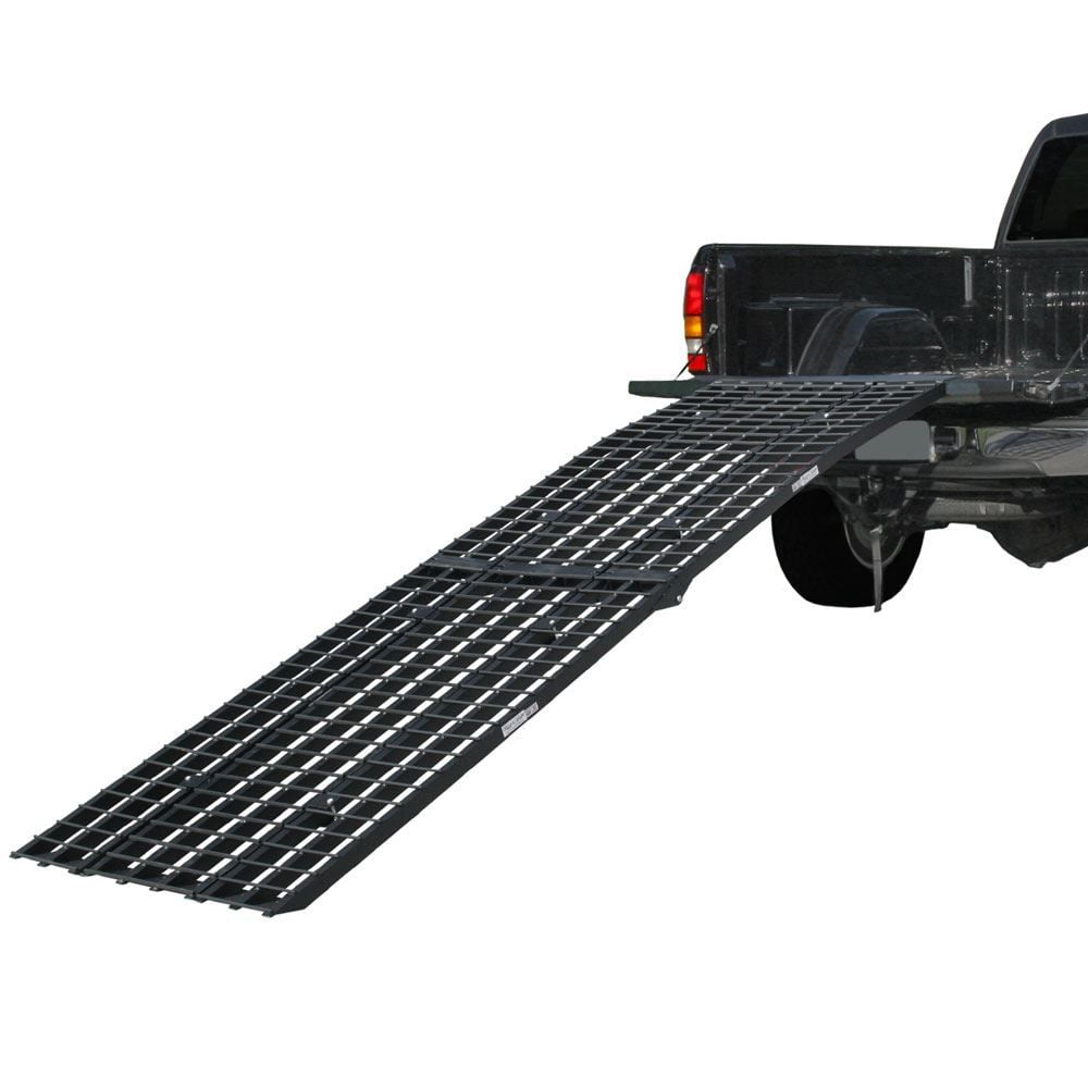 Black Widow BW-14440-HD 12-Foot Aluminum Motorcycle Ramp for Truck ...