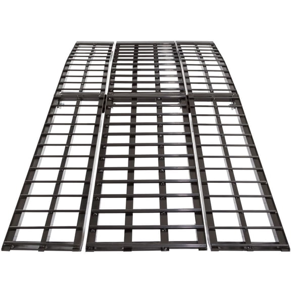 Black Widow BW-9440-HD Aluminum 7' 10" Tri-Fold Arched Folding Motorcycle Ramp