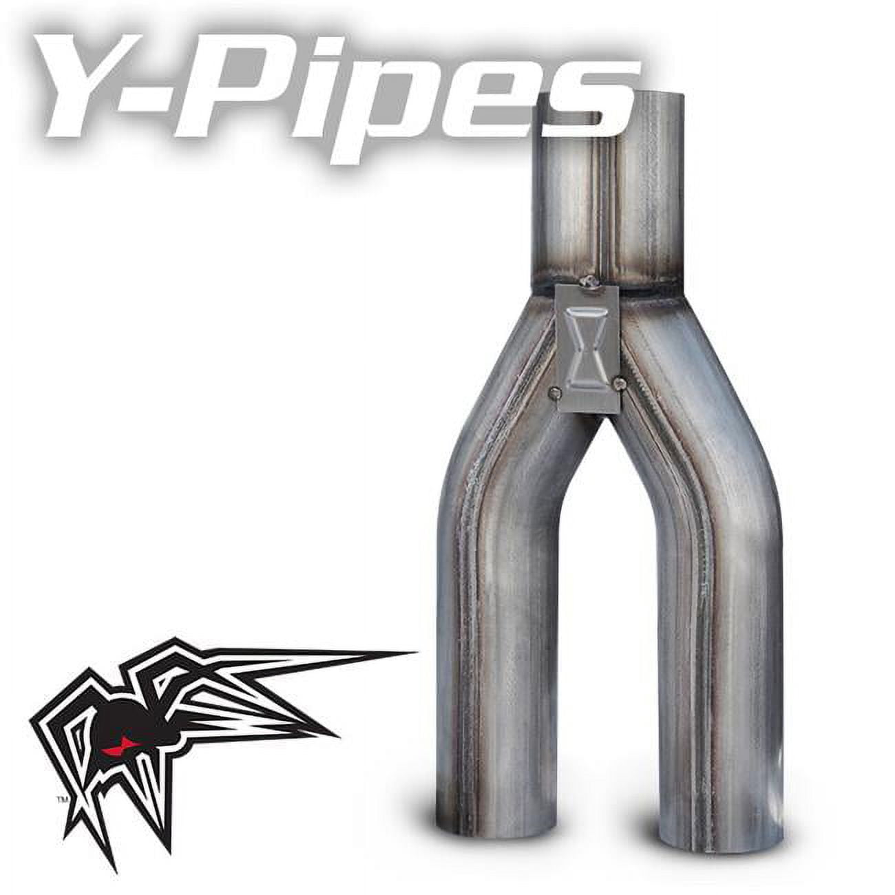 Black Widow BWE-BW001532 3 in. Single & 2.5 in. Dual Y Pipe