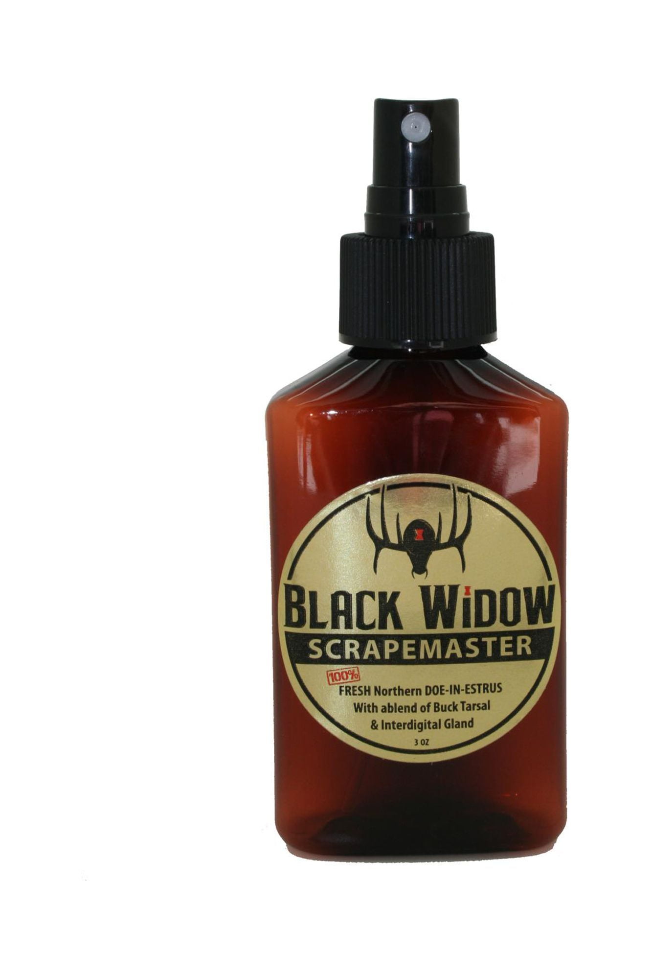 Black Widow Deer Lures G0045 Gold Label Northern, Scrape Master 3oz