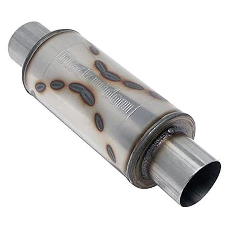Black Widow Exhaust BWEBW0013-2 10 in. Widowmaker Series 2.5 in. Center - Center Muffler