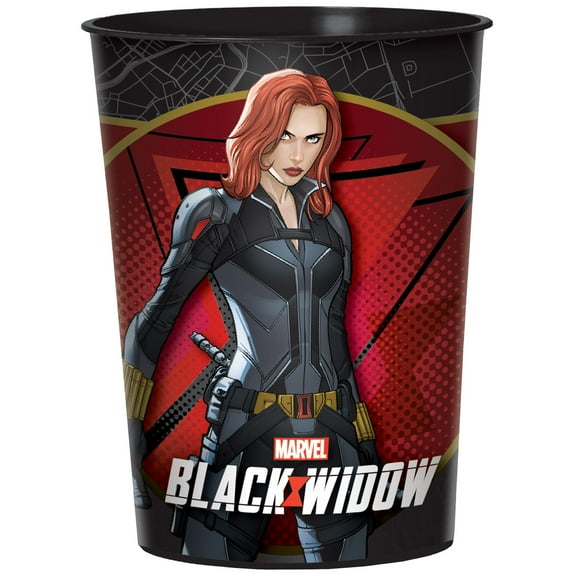Black Widow Marvel Superhero Avengers Birthday Party Favor 16 oz. Plastic Cup