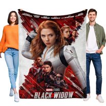 Black Widow Movie Blanket Soft Throw Blanket Micro Fleece Fuzzy Blankets Thin Bed Couch Decor Adult Nap Bedroom Car All Season Birthday Gifts 30"X40"