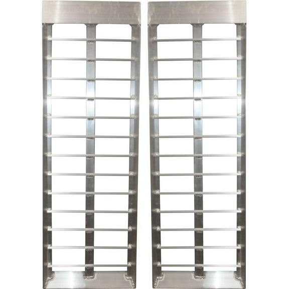 Black Widow S-4816-2000-2 Aluminum 4' ATV UTV Trailer Ramps