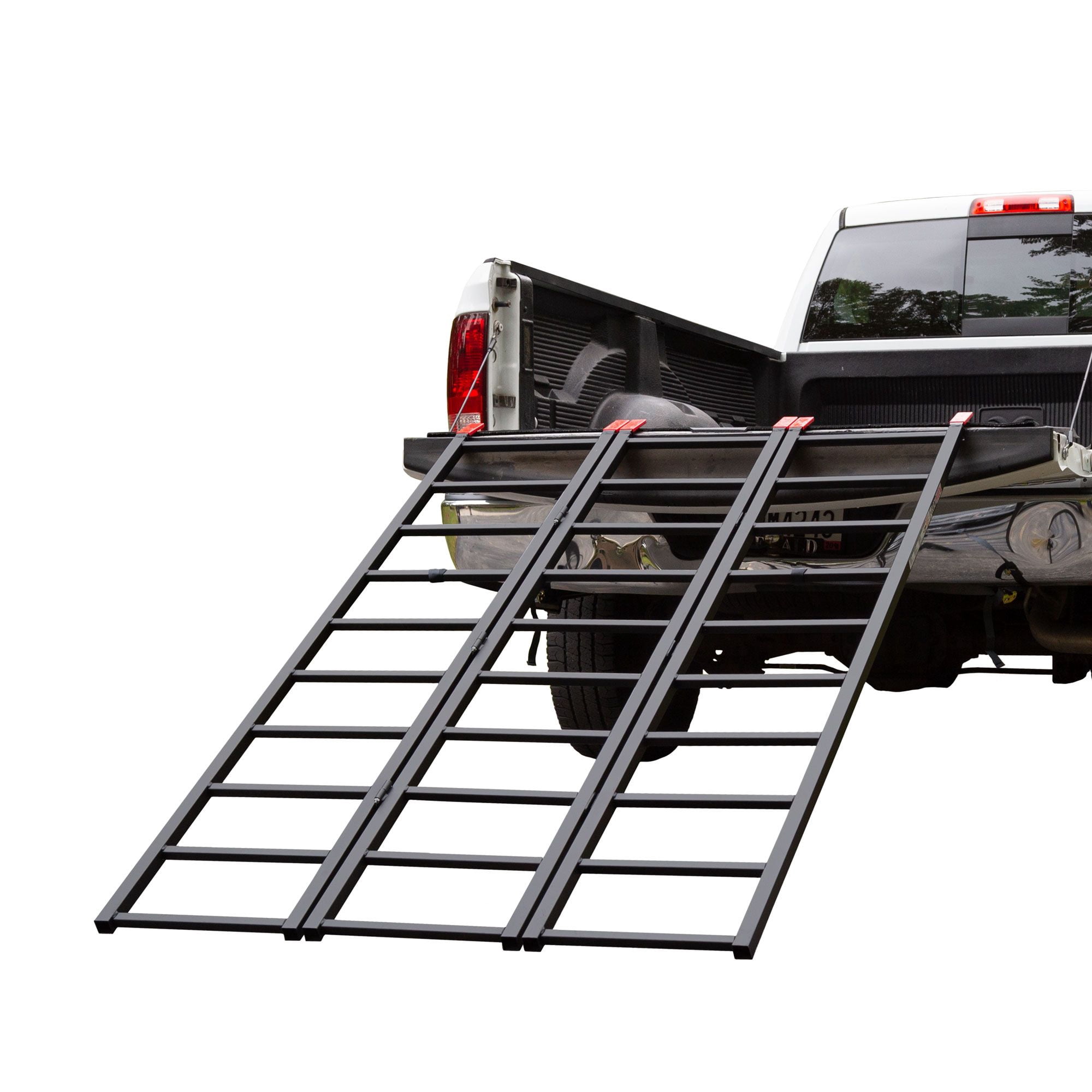 Black Widow Steel Folding ATV Ramp for Pickup Truck Loading & Four ...