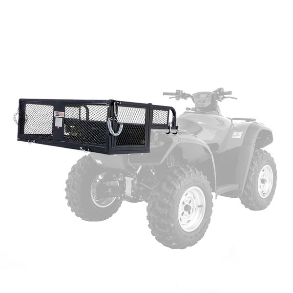 Atv Rear Drop Rack Black Widow ATV Rear Rack Drop Basket 41in L x 14in W x 12.5in H ...