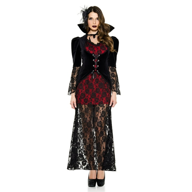 Black Widow Vampire Costume 70882-ML - Walmart.com