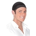thumbnail image 1 of Black Wig Cap Adult Halloween Accessory, 1 of 2