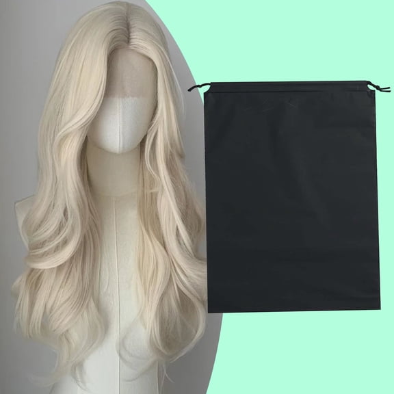 Black Wig Storage Bag B Storage Case Colro:B Material:Plastic