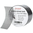 thumbnail image 1 of Black Window Screen Repair Tape, 2 in X 30 FT (360IN) Screen Repair Kit for Windows or Doors, Strong Adhesive Fiberglass Mesh Patch Tape, 1 of 10