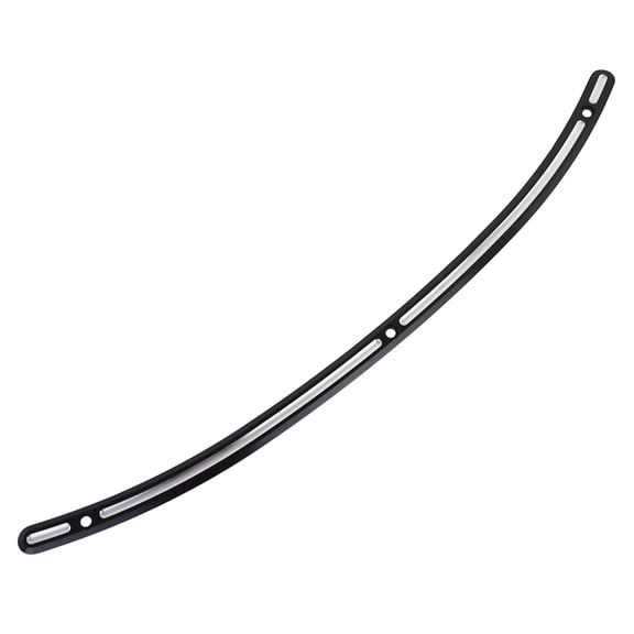 Black Windshield Trim Windscreen Accent Strip Fit For Harley Street Glide 14-23