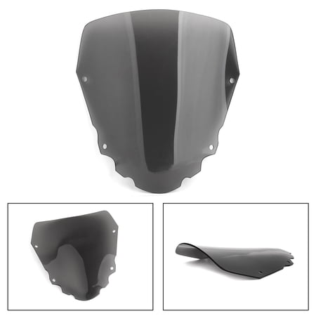 Black Windshield for Kawasaki KLR650 2008-2014