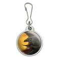 thumbnail image 1 of Black Winged Dragon Fantasy Jacket Handbag Purse Luggage Backpack Zipper Pull Charm, 1 of 5