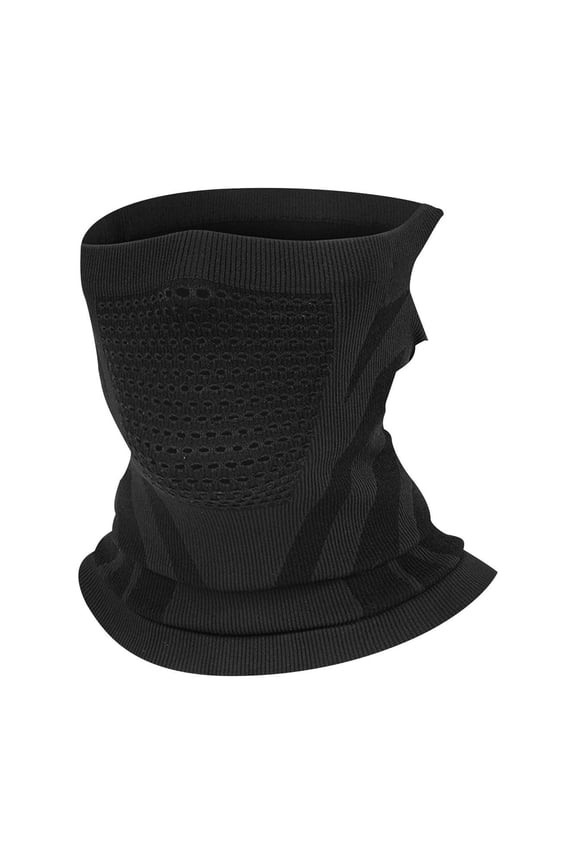 Black Winter Cycling Face Mask For Men Women Motorcycle Skiing Outdoor Sports Protection And Warmth Face Cover Cold Windproof Balaclava Size 16.73×9.25 In