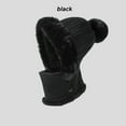 thumbnail image 1 of Black Winter Hat Black Winter Knit Hat Trapper Style Ear Protection Face Cover Neck Warmer Thermal Insulation Cold Weather Headfor Outdoor Winter Trapper Cap, 1 of 4