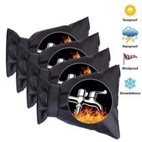 Black Winter Outdoor Faucet Cover, Freeze Protection Insulated Faucet Sock, Waterproof Oxford Cloth Spigot Cover For Cold Weather, 2-Pack