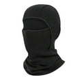 thumbnail image 1 of Black Winter Thermal Balaclava Face Mask Windproof Fleece Lined With Stretchable Fit, Cold Protection And Comfort Fabric For Motorcycle And Ski Sports, 15.2X10.6X1.8In 0.55Lb, 1 of 2