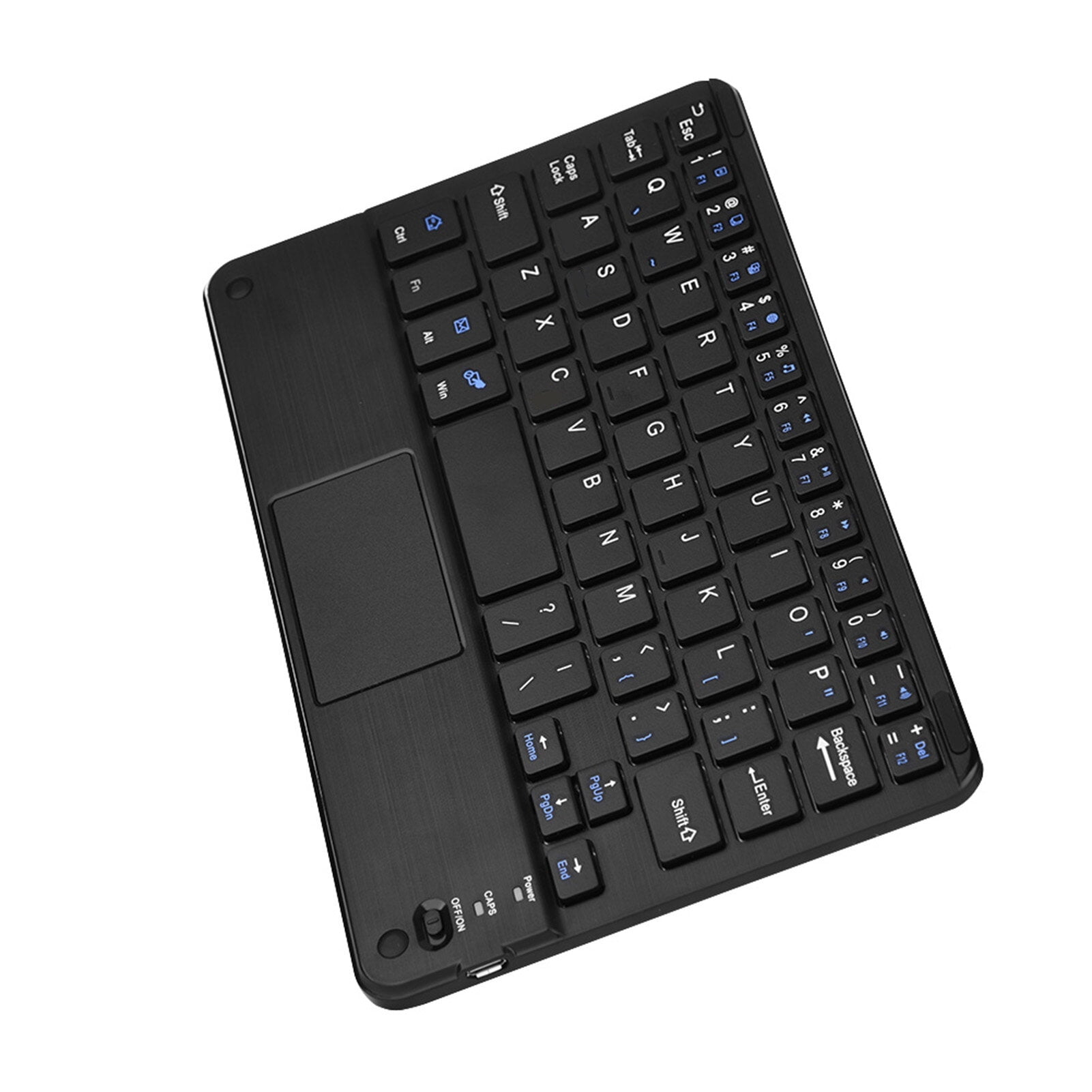 Black Wireless Keyboard With Touchpad, Keyboard, For PC/Tablet