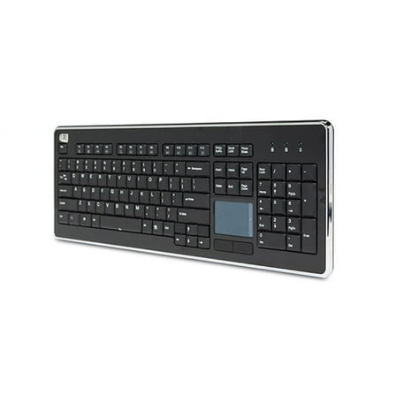 Black Wireless TouchPad Keyboard, WKB-4400UB