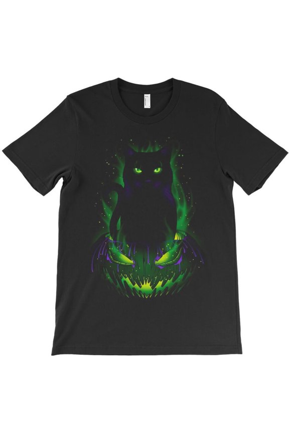 Black Wizard Horror Creepy Graphic Tee, Funny Magic H5511 Unisex T-Shirt, Up to 5XL Available
