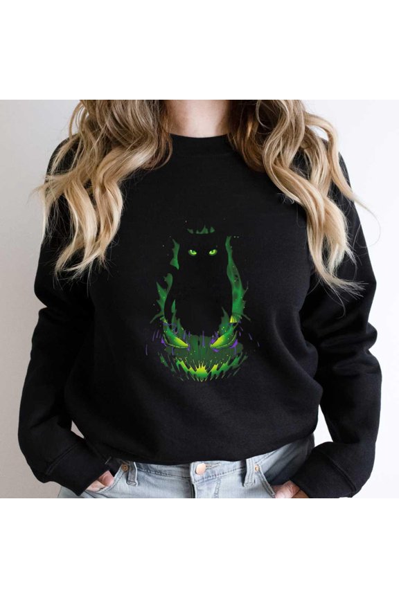 Black Wizard Horror Creepy Graphic Tee, Funny Magic SW18991 Unisex Sweatshirt, Up to Size 5XL