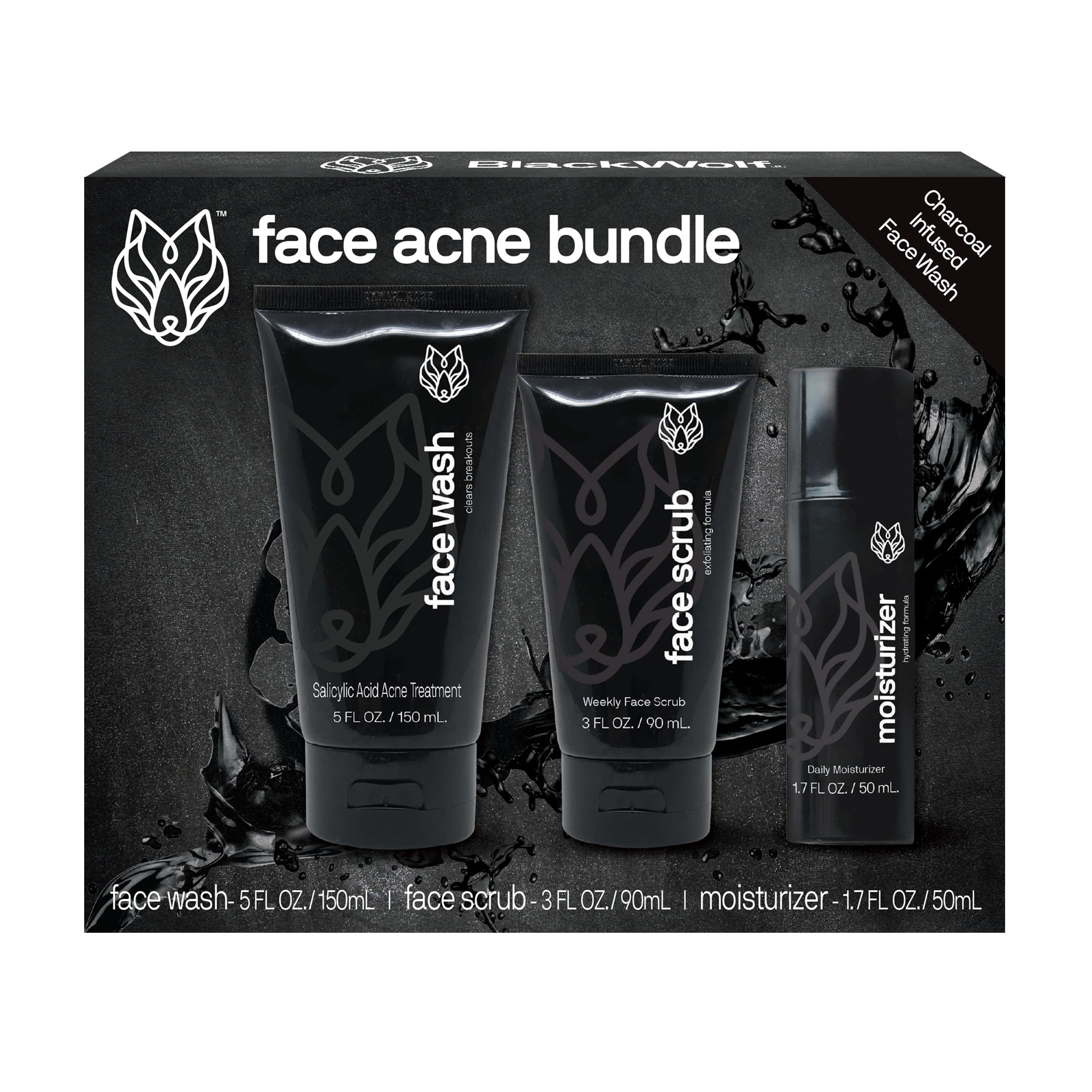 Black Wolf Face Acne Bundle