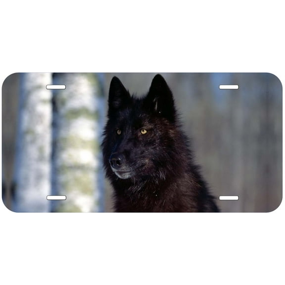 Black Wolf TAG06 Novelty Car Auto License Plate