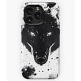 thumbnail image 1 of Black Wolf Wild Animal Nature Art G5571 Phone Case for iPhone17 16 15 14 13 12 11 Pro Max, 1 of 2
