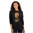 thumbnail image 1 of Black Woman Silhouette Heritage Women's Long Sleeve T Shirt Brisco Brands S, 1 of 1