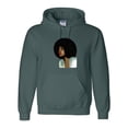 thumbnail image 1 of Black Woman With Big Afro Hair A Natural Beauty Style Graphic Hoodie, up to size 5XL, 1 of 3