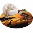 Black Women Area Rug 3', Nation Giraffe Soft Mat Non-Slip Silicone ...