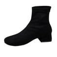 thumbnail image 1 of Black Women Boots With Suede Material Comfortable For Soft Feel, 1 of 1