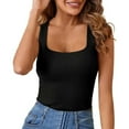 thumbnail image 1 of Black Women Camisole Tops, Polyester Womens Summer Shirts, Sleeveless White Tank Top Woman, M Women'S Tops, Heart Tunic Tops for Women, Heart Tops Casual Tops for Women, 1 of 3