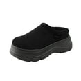 thumbnail image 1 of Black Women Casual Cold Weather Ankle Footwear With Circular Toe Side Zipper Fastening And Lace-Up Front Low Heel For Daily Errands, 1 of 9