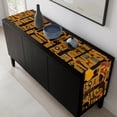 Black Women Giraffe Elephant Tree Table Runner 90 Inches Long,Kitchen ...