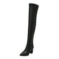 thumbnail image 1 of Black Women Thigh High Boots Slouchy Fit Comfortable For Fashion Forward Looks, 1 of 7