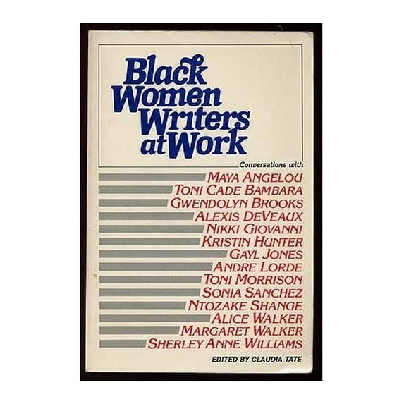 Pre-Owned Black Women Writers at Work (Paperback) 0826402437 9780826402431